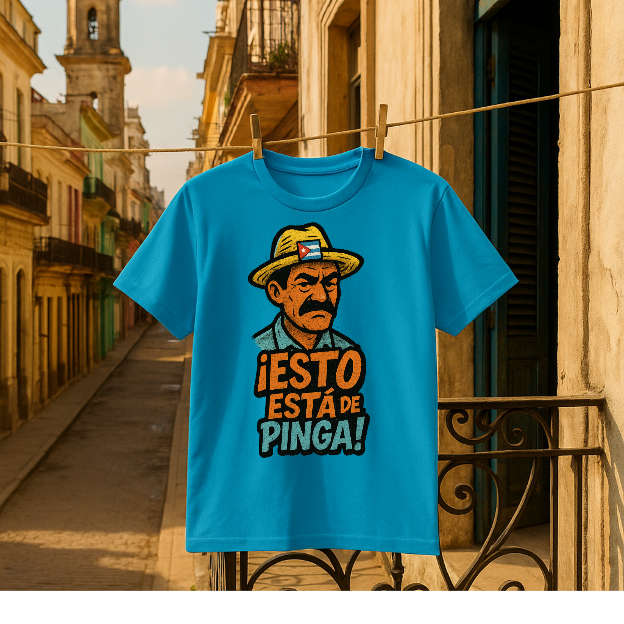 Camiseta “Esto está de pinga” – Guajiro Edition